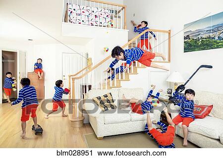 Chinese boy climbing all over house View Large Photo Image Stock Image - Chinese boy climbing all over house. Fotosearch