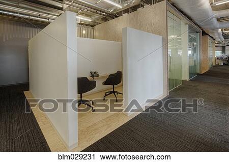 Stock Image - Empty meeting room in office. Fotosearch