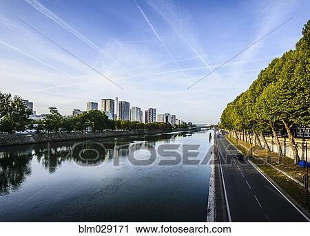 Paris city skyline along Seine River, Paris, France View Large Photo Image Stock Image - Paris city skyline along Seine River, Paris, France. Fotosearch