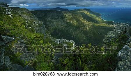 View of cliffs, Cape Town, Western Cape, South Africa View Large Photo Image Stock Photo - View of cliffs, Cape Town, Western Cape, South Africa. Fotosearch