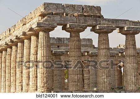 Ancient ruins in rural landscape, Paestum, Campania, Italy View Large Photo Image Stock Image - Ancient ruins in rural landscape, Paestum, Campania, Italy. Fotosearch