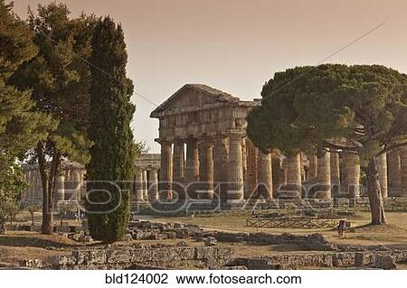 Ancient ruins in rural landscape, Paestum, Campania, Italy View Large Photo Image Stock Image - Ancient ruins in rural landscape, Paestum, Campania, Italy. Fotosearch