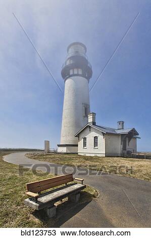 Bench outside Yaquina Head Lighthouse, Newport, Oregon, United States View Large Photo Image Stock Image - Bench outside Yaquina Head Lighthouse, Newport, Oregon, United States. Fotosearch
