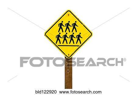 Close up of pedestrian crossing sign View Large Photo Image Stock Image - Close up of pedestrian crossing sign. Fotosearch