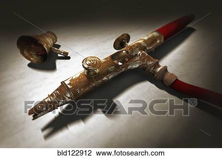 Stock Image - Close up of rusted machinery. Fotosearch