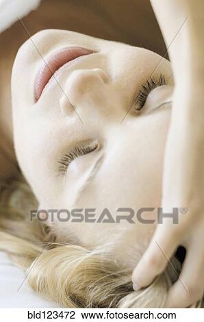 Close up of woman's face View Large Photo Image Stock Image - Close up of woman's face. Fotosearch