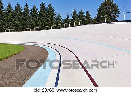 Elevated racing track outdoors View Large Photo Image Stock Photo - Elevated racing track outdoors. Fotosearch