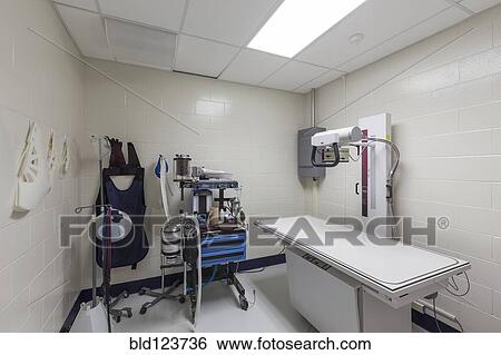 Examining table and x-ray equipment in animal hospital View Large Photo Image Stock Photograph - Examining table and x-ray equipment in animal hospital. Fotosearch