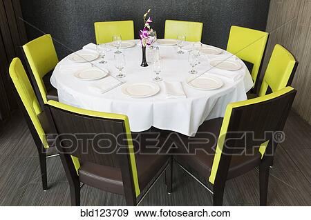 Set table in Thai restaurant View Large Photo Image Stock Photo - Set table in Thai restaurant. Fotosearch