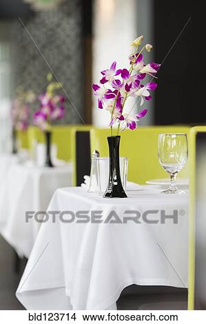 Set tables in Thai restaurant View Large Photo Image Picture - Set tables in Thai restaurant. Fotosearch