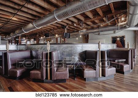 Tables and chairs in empty restaurant View Large Photo Image Stock Photography - Tables and chairs in empty restaurant. Fotosearch