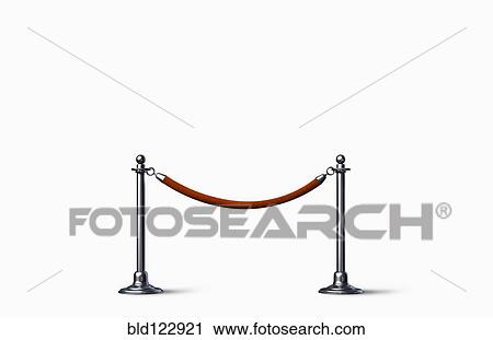 Stock Image - Theater rope. Fotosearch