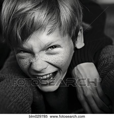 Caucasian boy with freckles laughing View Large Photo Image Stock Photography - Caucasian boy with freckles laughing. Fotosearch