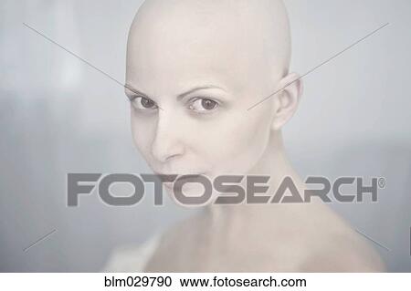 Caucasian woman with bald head View Large Photo Image Stock Image - Caucasian woman with bald head. Fotosearch