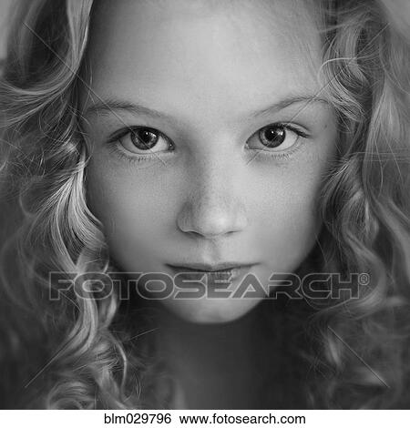 Close up of Caucasian girl's face View Large Photo Image Stock Photograph - Close up of Caucasian girl's face. Fotosearch