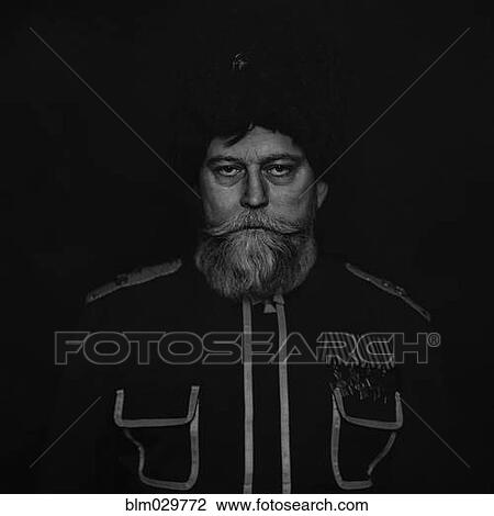 Cossack soldier wearing uniform View Large Photo Image Stock Image - Cossack soldier wearing uniform. Fotosearch