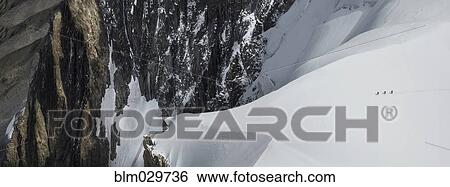 Mountaineers heading to Mt. Blanc, Chamonix, France View Large Photo Image Stock Photograph - Mountaineers heading to Mt. Blanc, Chamonix, France. Fotosearch