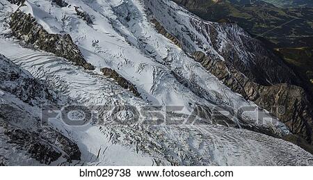 Snowy glaciers in mountains, Chamonix, France View Large Photo Image Stock Photo - Snowy glaciers in mountains, Chamonix, France. Fotosearch