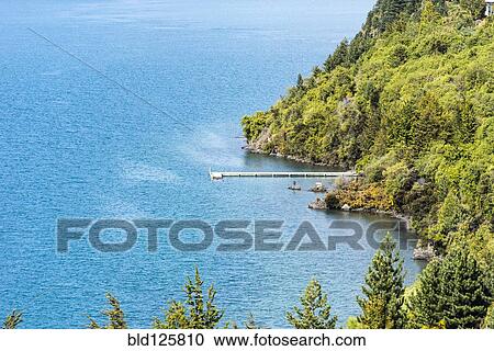 Aerial view of dock in Lake Wanaka, New Zealand View Large Photo Image Stock Image - Aerial view of dock in Lake Wanaka, New Zealand. Fotosearch
