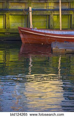Canoe docked in canal View Large Photo Image Stock Photography - Canoe docked in canal. Fotosearch