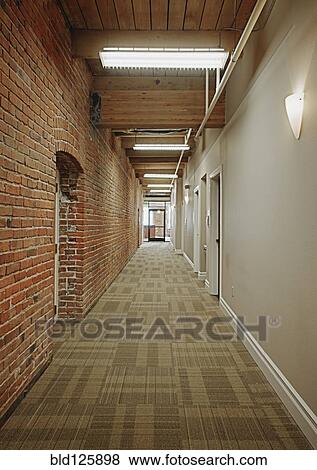 Stock Photo - Empty corridor in office building. Fotosearch