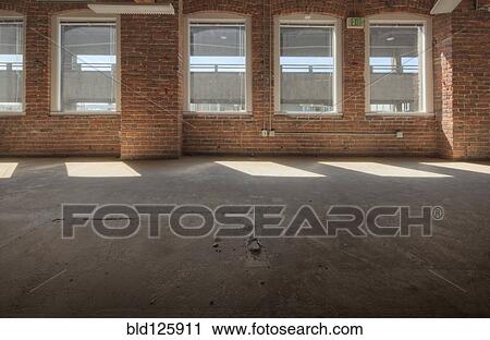 Stock Image - Empty office space under construction. Fotosearch