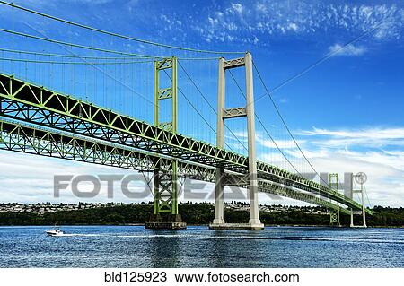 Narrows Bridge, Tacoma, Washington, United States View Large Photo Image Stock Image - Narrows Bridge, Tacoma, Washington, United States. Fotosearch