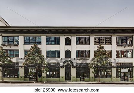 Stock Image - Office building facade. Fotosearch