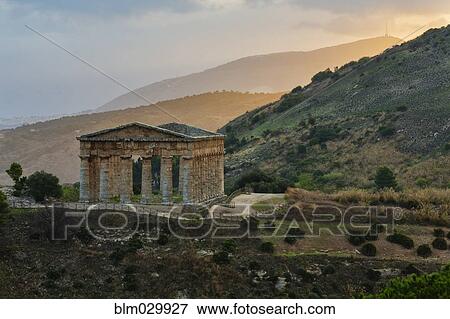 Temple of Hera at dawn, Selinunte, Sicily, Italy View Large Photo Image Stock Photo - Temple of Hera at dawn, Selinunte, Sicily, Italy. Fotosearch