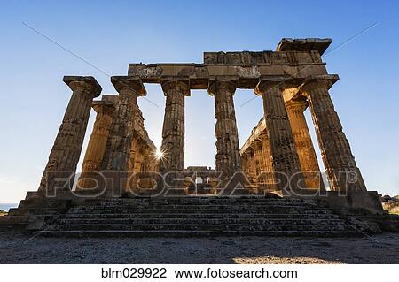 Temple of Hera ruins, Selinunte, Sicily, Italy View Large Photo Image Stock Image - Temple of Hera ruins, Selinunte, Sicily, Italy. Fotosearch