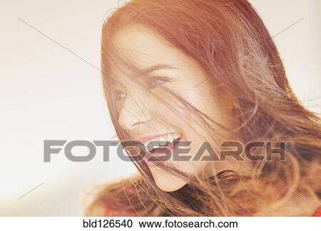 Close up of smiling Hispanic woman View Large Photo Image Stock Image - Close up of smiling Hispanic woman. Fotosearch