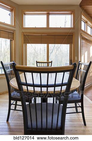 Picture - Dining table and chairs. Fotosearch