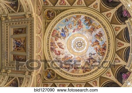 Ornate painted ceiling of Hungarian Sate Opera House, Budapest, Hungary View Large Photo Image Stock Image - Ornate painted ceiling of Hungarian Sate Opera House, Budapest, Hungary. Fotosearch