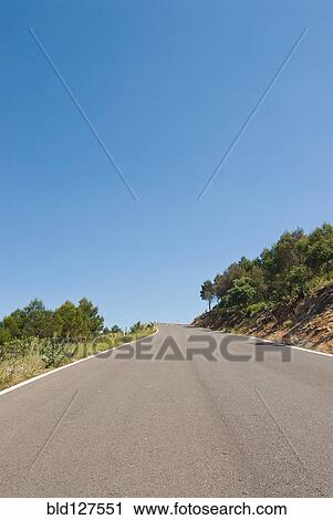 Road running to vanishing point View Large Photo Image Stock Image - Road running to vanishing point. Fotosearch