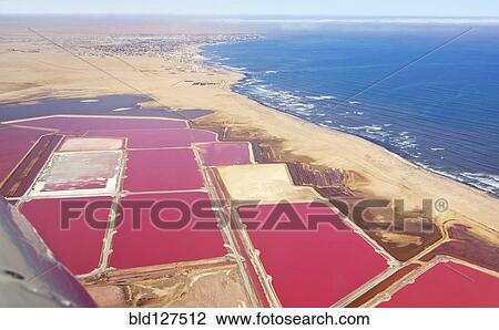 salt evaportion ponds on Atlantic coast View Large Photo Image Stock Image - salt evaportion ponds on Atlantic coast. Fotosearch