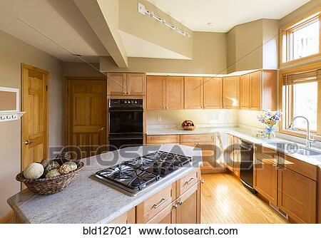 Sunny kitchen View Large Photo Image Stock Image - Sunny kitchen. Fotosearch