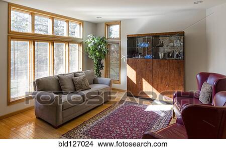 Picture - Sunny living room. Fotosearch