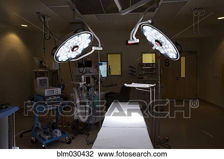 Stock Image - Empty operating room in hospital. Fotosearch