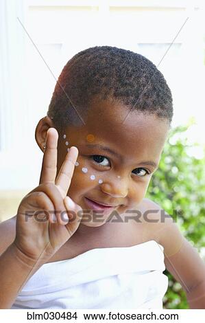 Mixed race girl giving peace sign View Large Photo Image Picture - Mixed race girl giving peace sign. Fotosearch