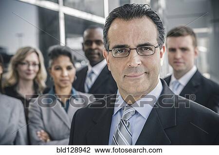 Business people smiling outdoors View Large Photo Image Stock Image - Business people smiling outdoors. Fotosearch