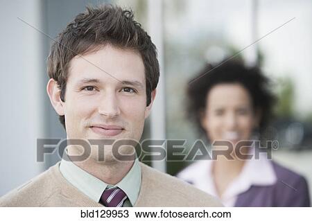 Caucasian businessman smiling View Large Photo Image Stock Image - Caucasian businessman smiling. Fotosearch