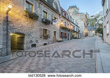 Stock Photo - Chateau Frontecac, Quebec, Canada. Fotosearch