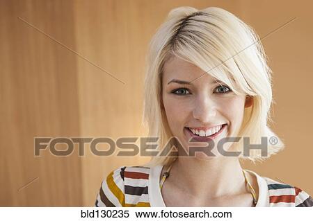 Close up of woman's smiling face View Large Photo Image Stock Photography - Close up of woman's smiling face. Fotosearch