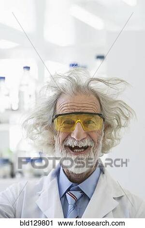 Senior Caucasian scientist with unruly hair in lab View Large Photo Image Stock Image - Senior Caucasian scientist with unruly hair in lab. Fotosearch