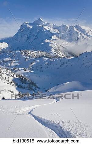 Snowy Mount Shuksan overlooking village, Washington, United States View Large Photo Image Stock Photography - Snowy Mount Shuksan overlooking village, Washington, United States. Fotosearch