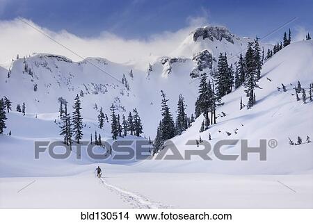 Snowy mountains overlooking Heather Meadows, Washington, United States View Large Photo Image Picture - Snowy mountains overlooking Heather Meadows, Washington, United States. Fotosearch