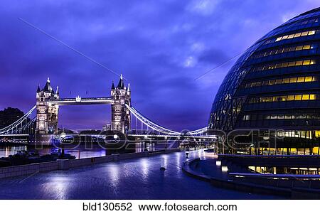 Tower Bridge lit up at night, London, United Kingdom View Large Photo Image Stock Image - Tower Bridge lit up at night, London, United Kingdom. Fotosearch