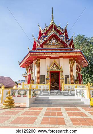 Wat Chayamangkalaram temple under blue sky, George Town, Penang, Malaysia View Large Photo Image Stock Image - Wat Chayamangkalaram temple under blue sky, George Town, Penang, Malaysia. Fotosearch