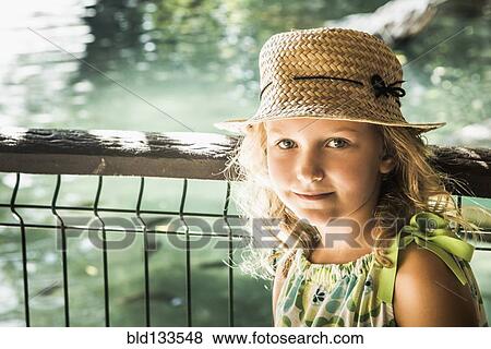 Caucasian girl smiling outdoors View Large Photo Image Stock Photo - Caucasian girl smiling outdoors. Fotosearch
