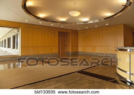 Stock Photography - Empty lobby area in office building. Fotosearch